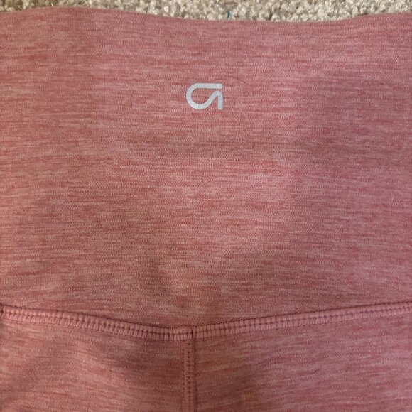 Gap GapFit Studio Sky High Legging, Pink/Blush Heather, Size Large #114 - Picture 5 of 7